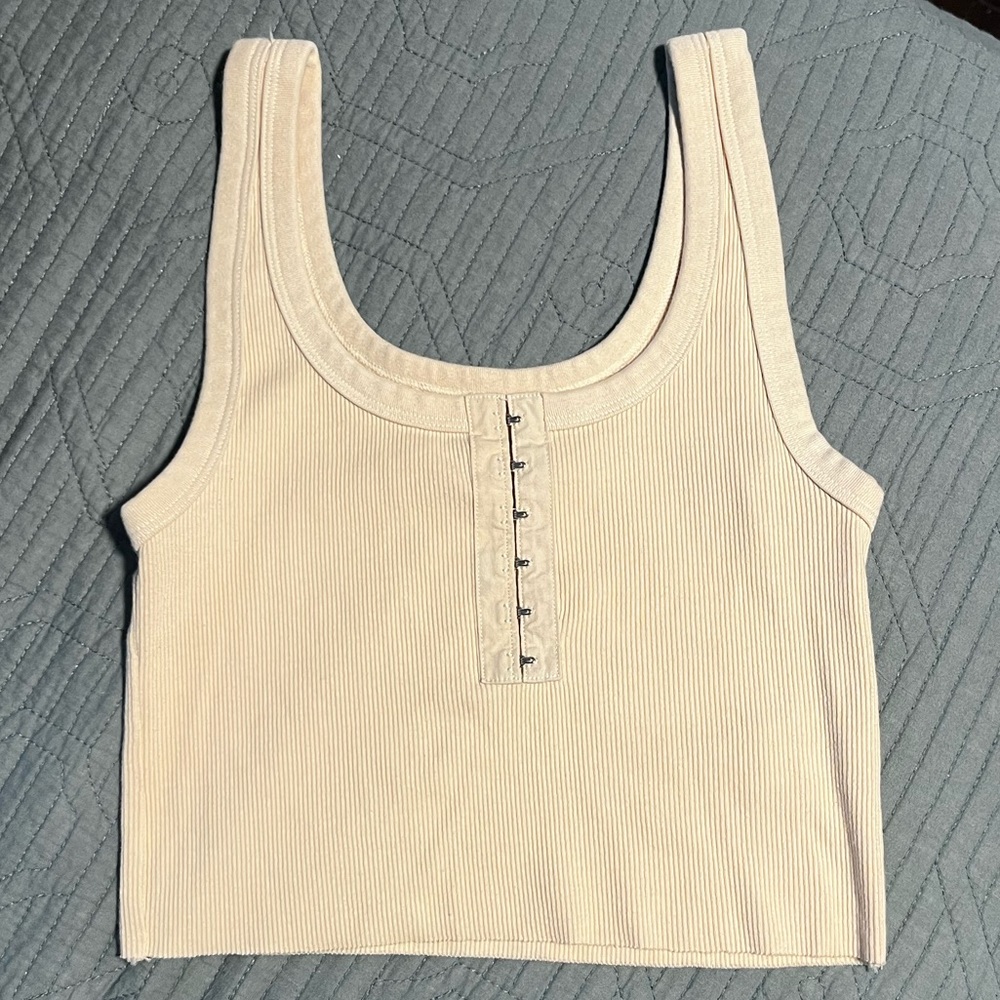 COPY - Aerie ribbed women’s size extra small crop top tank